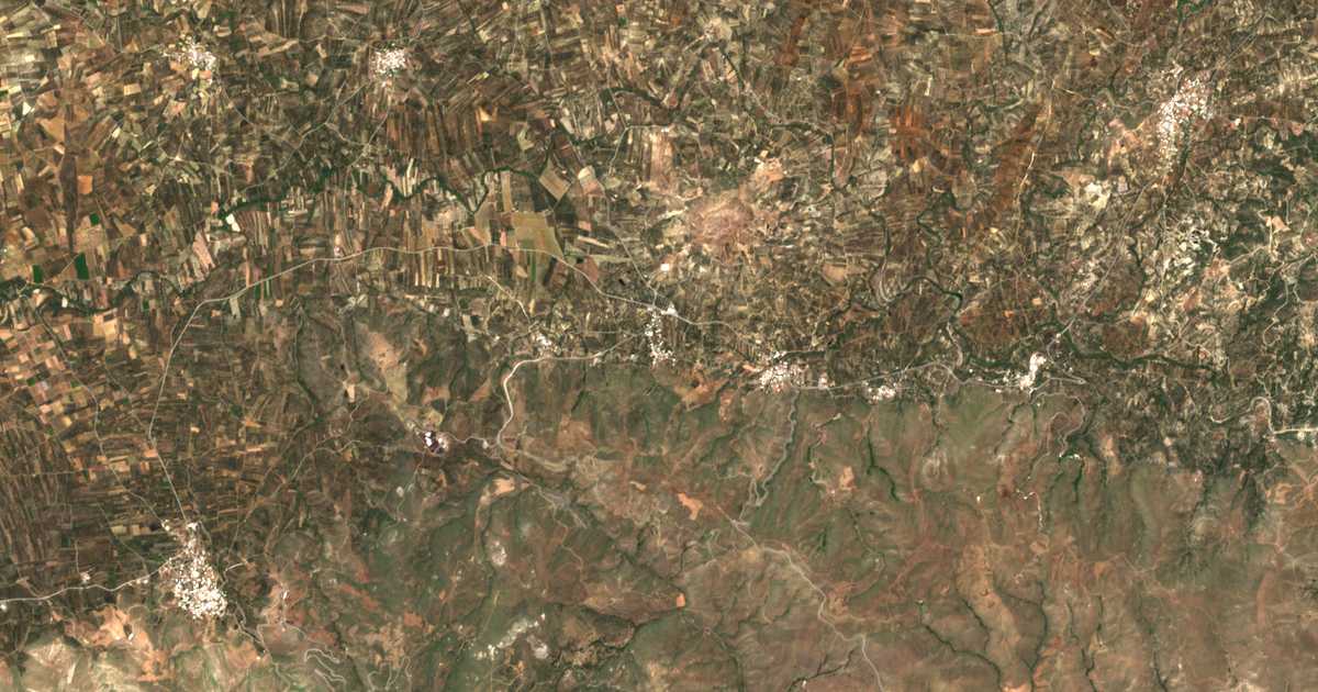Carte satellite de Áno Kastellianá