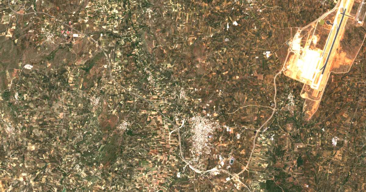 Carte satellite de Archondikó