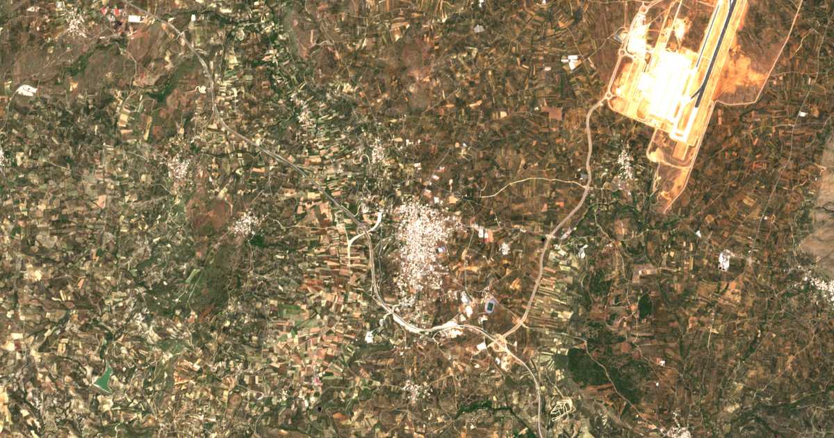 Carte satellite de Arkalochóri