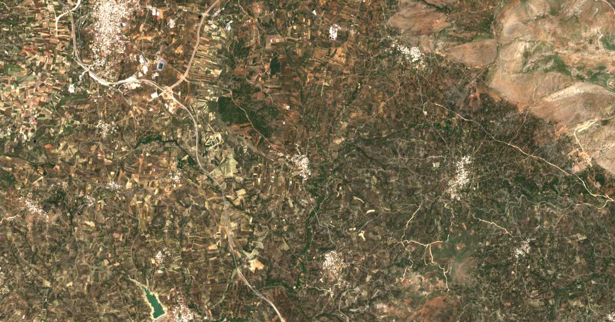 Carte satellite de Avlí