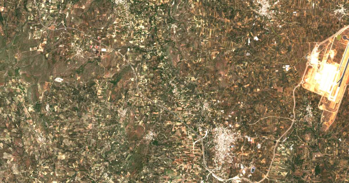 Carte satellite de Chouméri