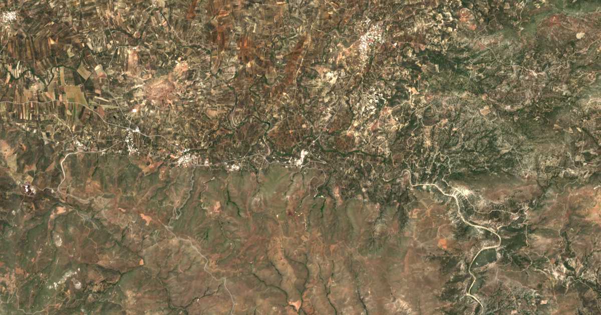Carte satellite de Demáti