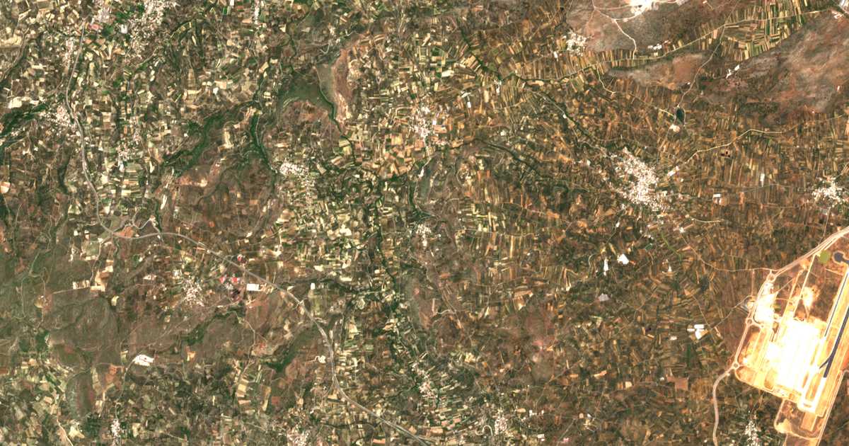 Carte satellite de Galatás