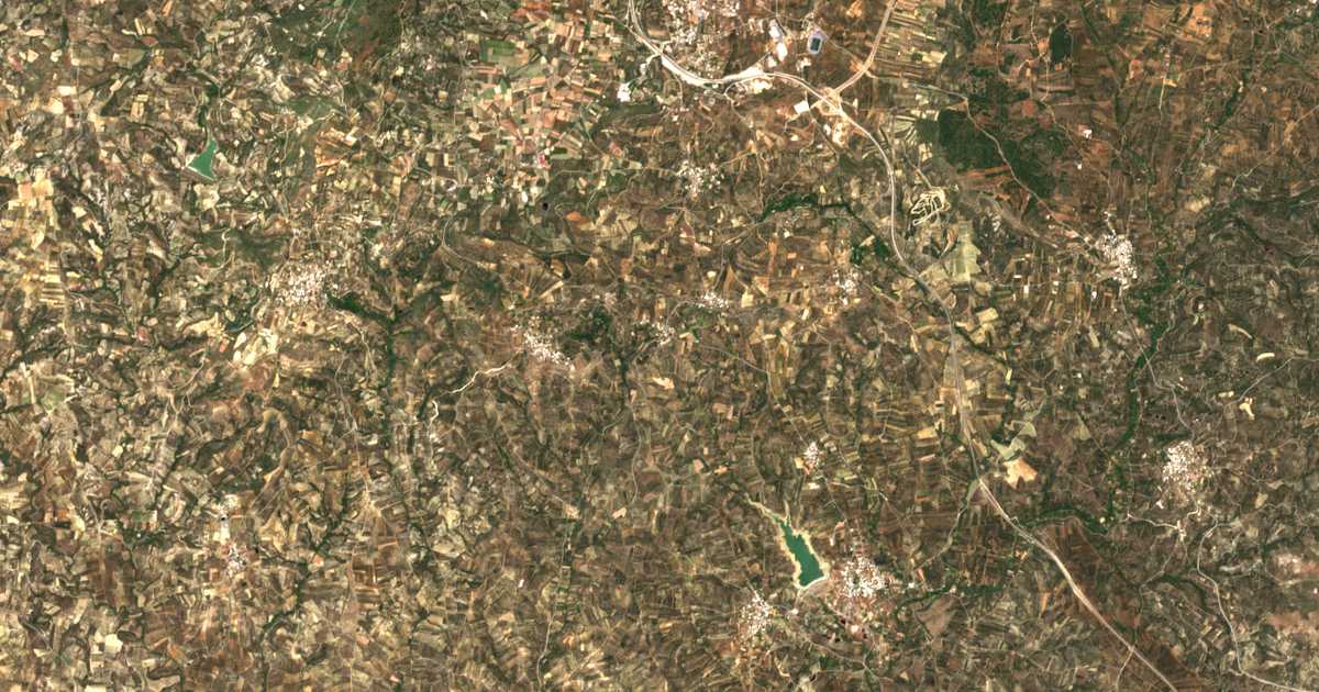 Carte satellite de Káto Pouliá