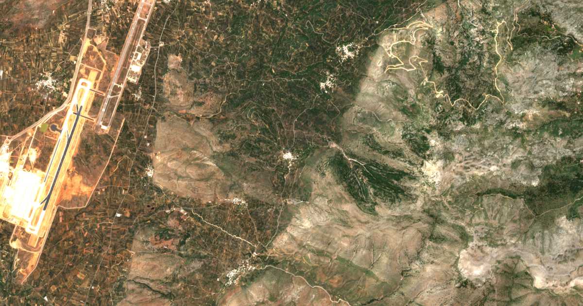 Carte satellite de Mathiá