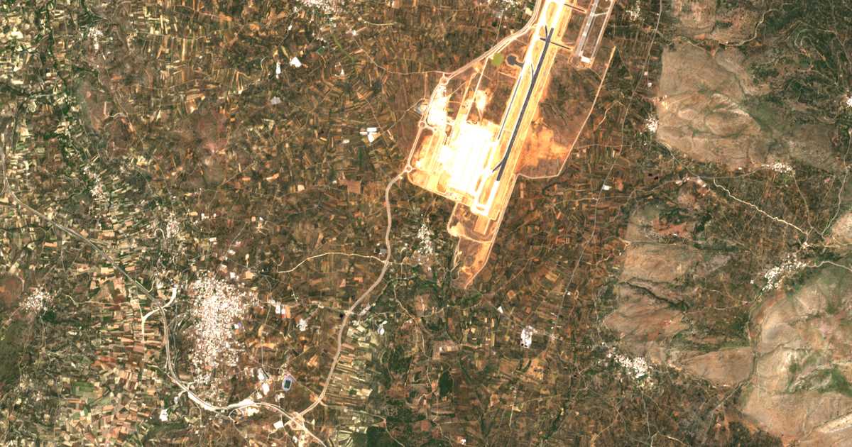Carte satellite de Roussochória