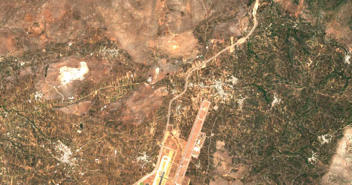 Carte satellite de Sklaverochóri