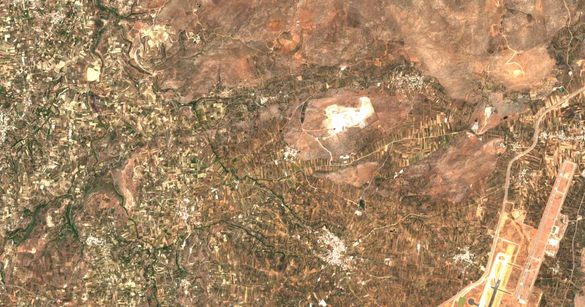 Carte satellite de Zofóri