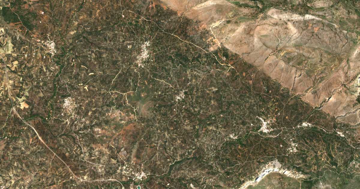 Carte satellite de Afratí