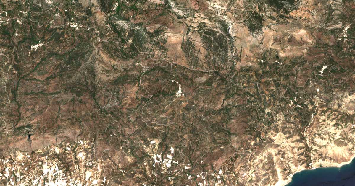 Carte satellite de Sykológos