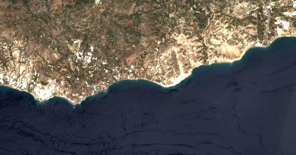 Carte satellite de Tértsa