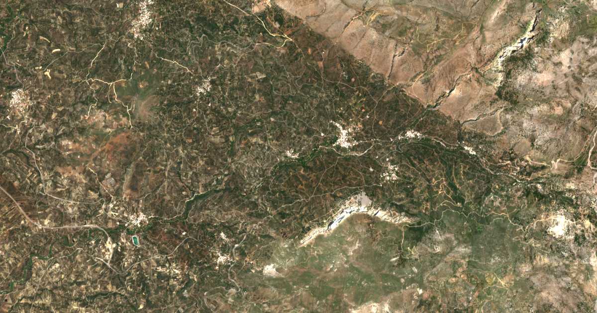 Carte satellite de Thomadianó