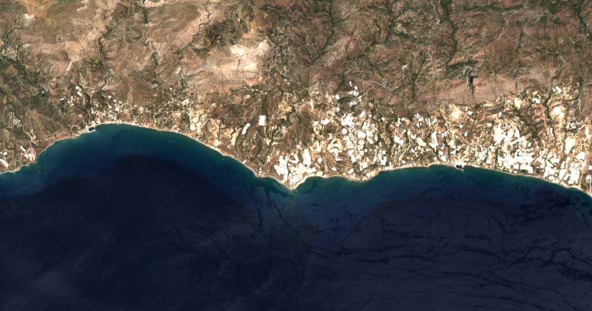 Carte satellite de Vachoudianós Xerókampos