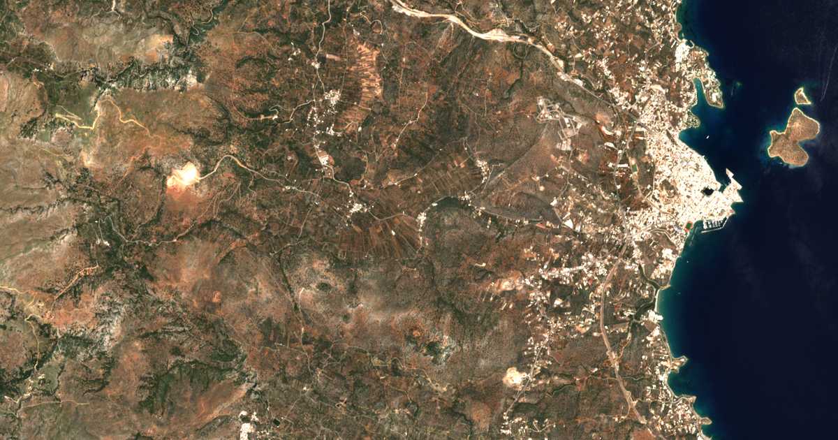 Carte satellite de Chamilón
