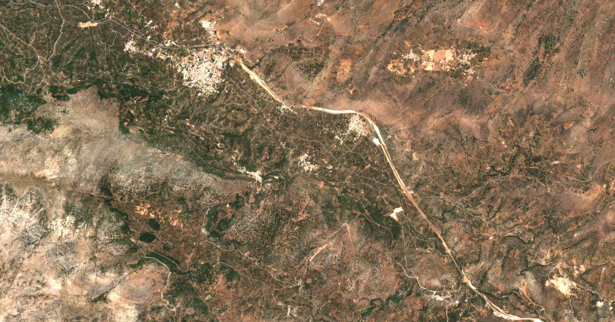 Carte satellite de Choumeriákos