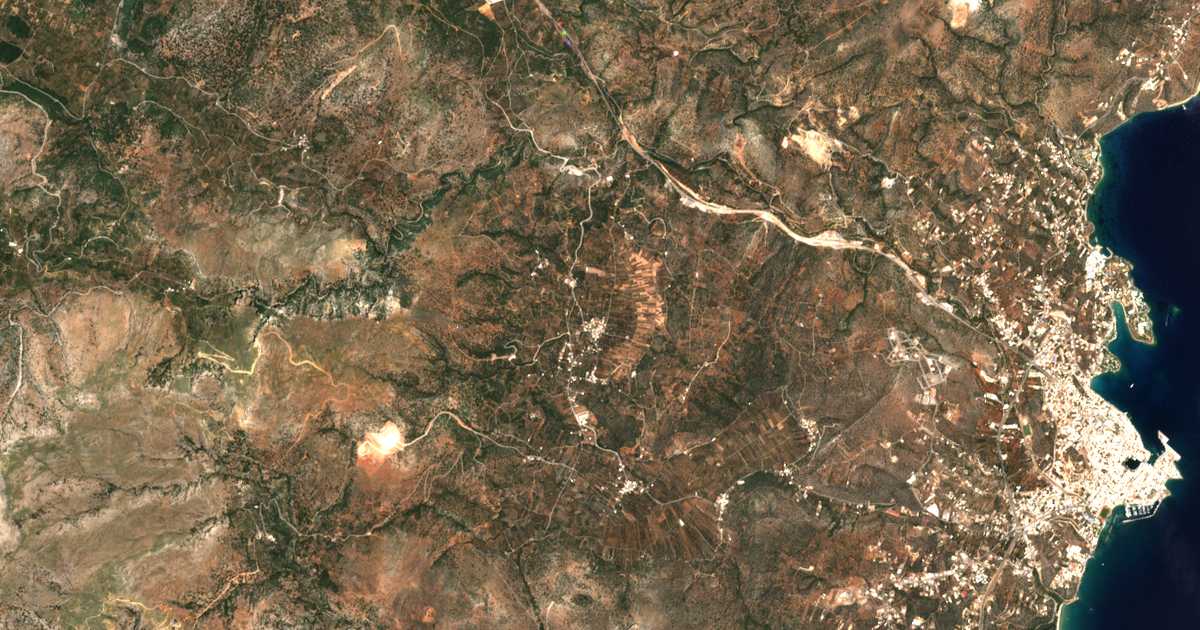 Carte satellite de Exo Lakonia