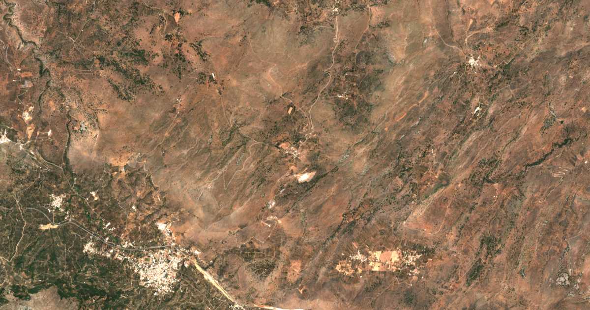 Carte satellite de Kouroúnai