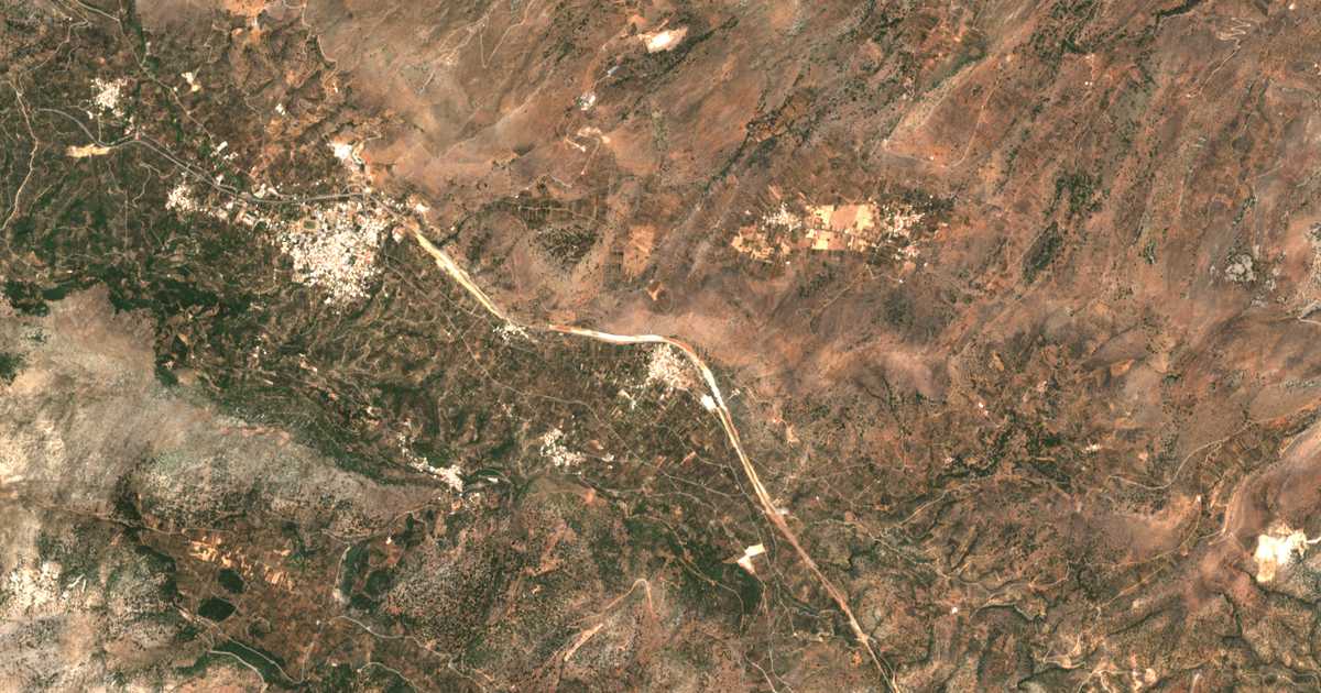 Carte satellite de Límnes