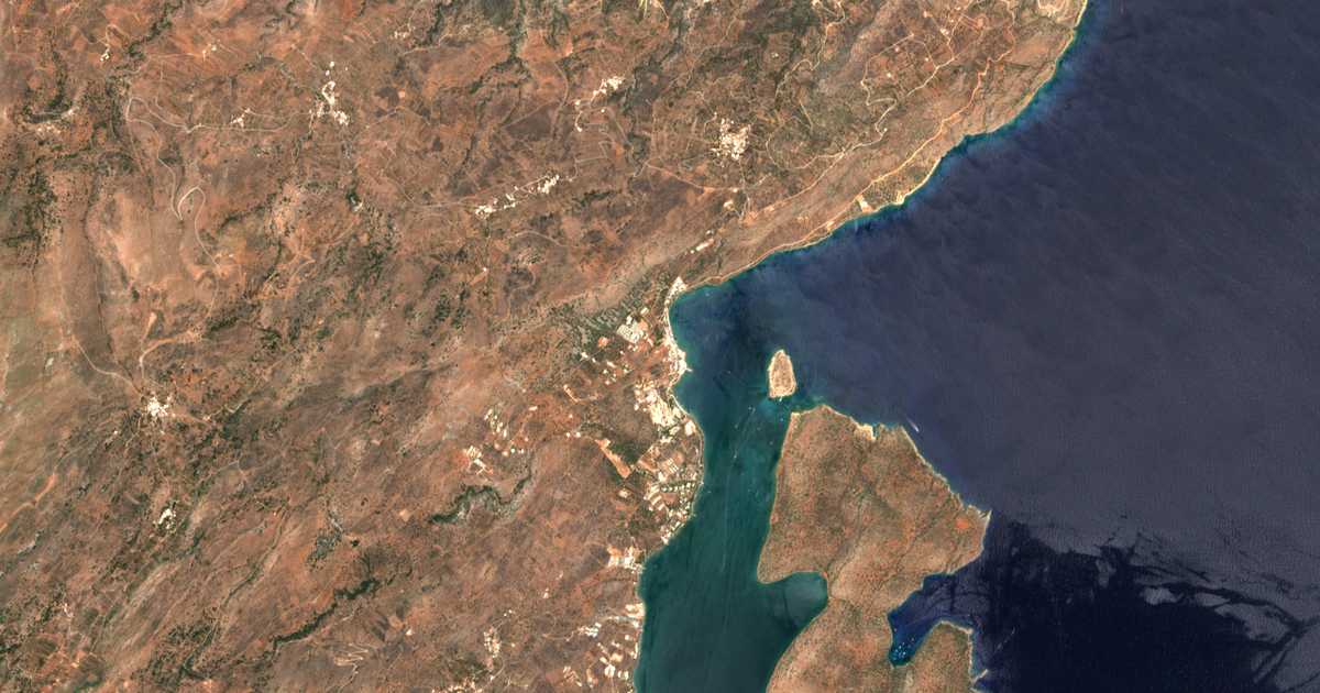 Carte satellite de Pláka