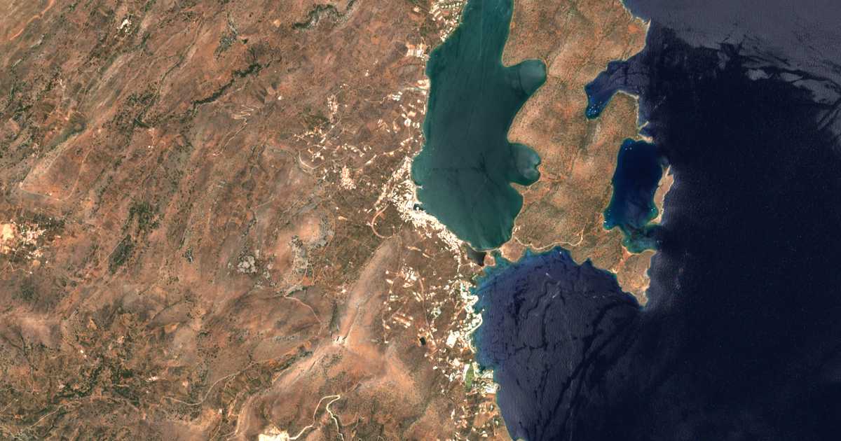 Carte satellite de Schísma
