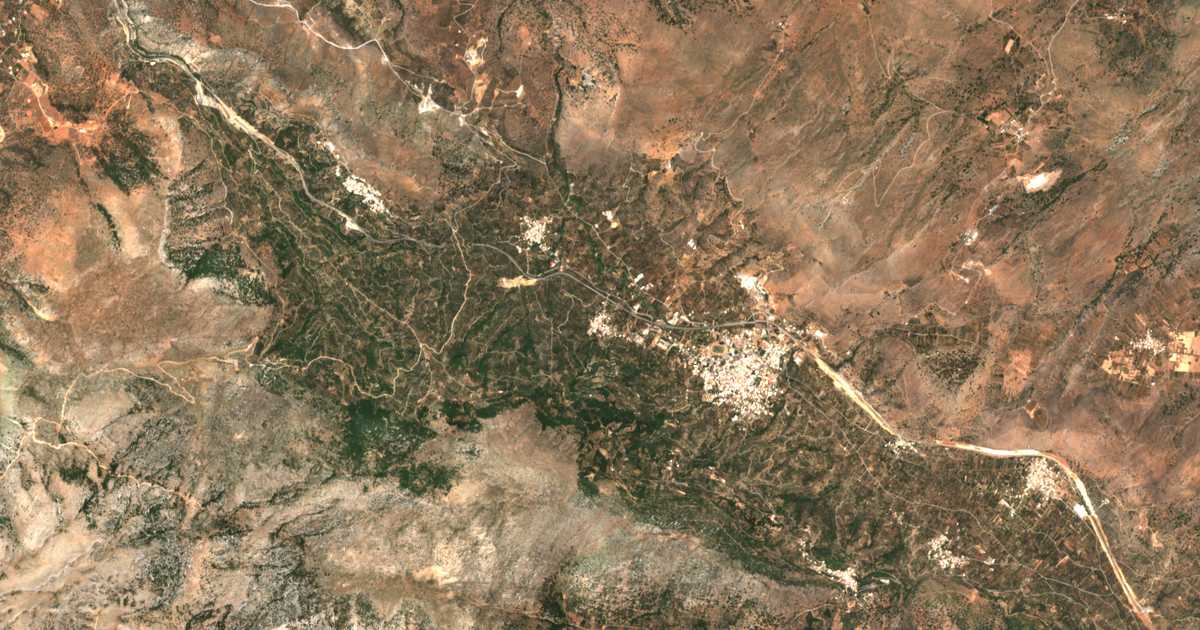 Carte satellite de Voulisméni