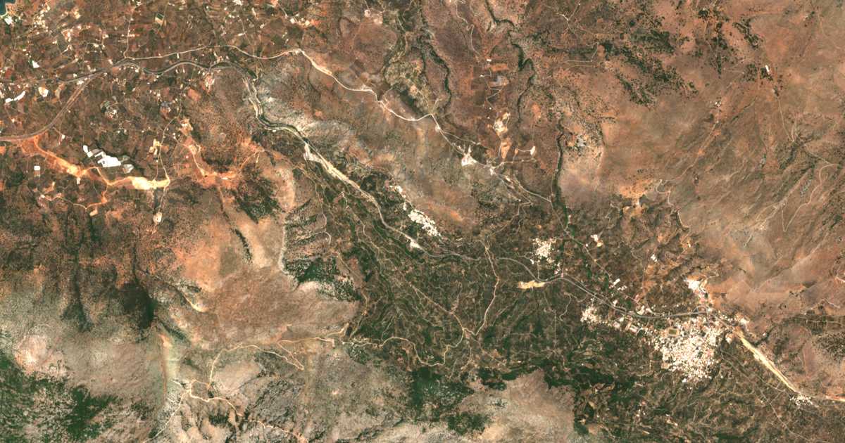 Carte satellite de Vrachási
