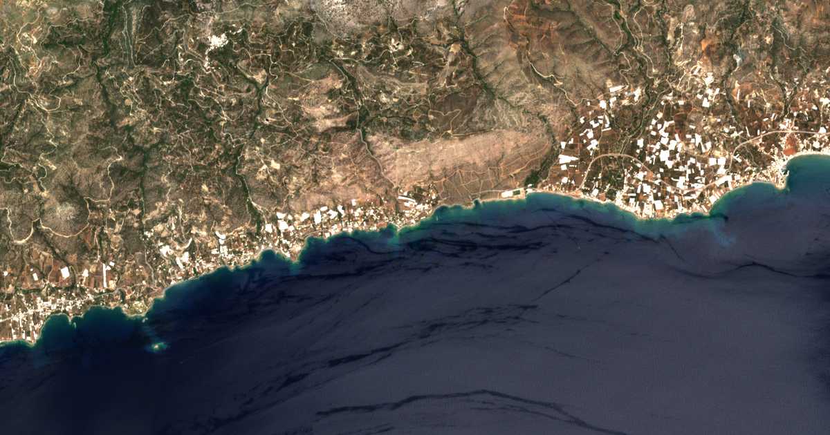 Carte satellite de Ágios Panteleímon