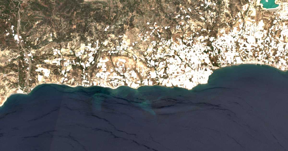Carte satellite de Ammoudárai