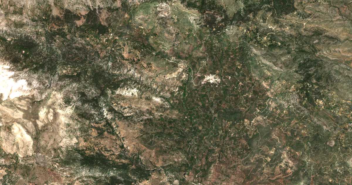 Carte satellite de Christós