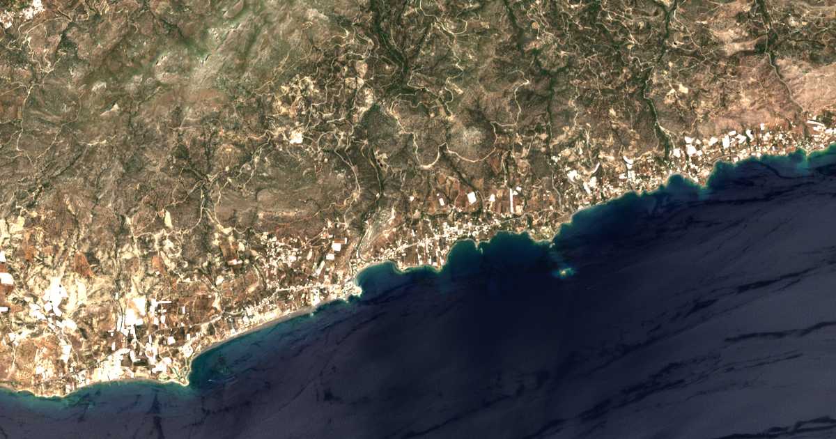 Carte satellite de Férma