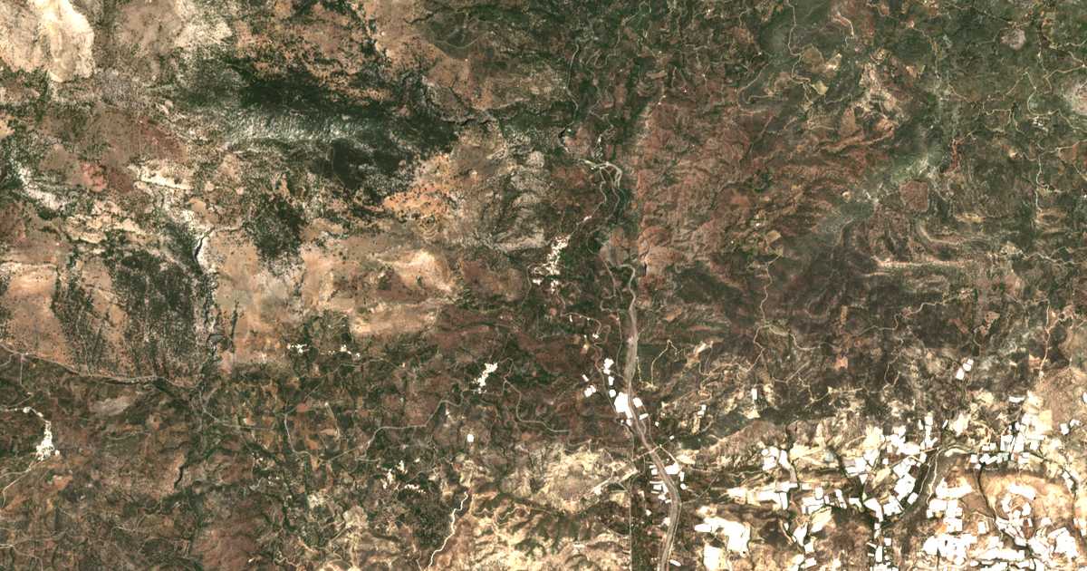 Carte satellite de Mýthi