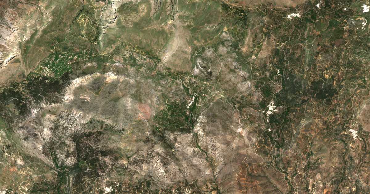 Carte satellite de Lithínes