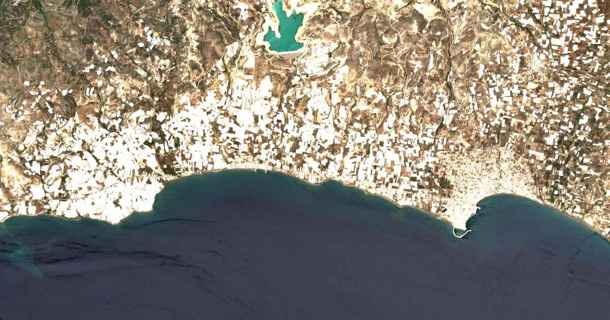 Carte satellite de Potámoi