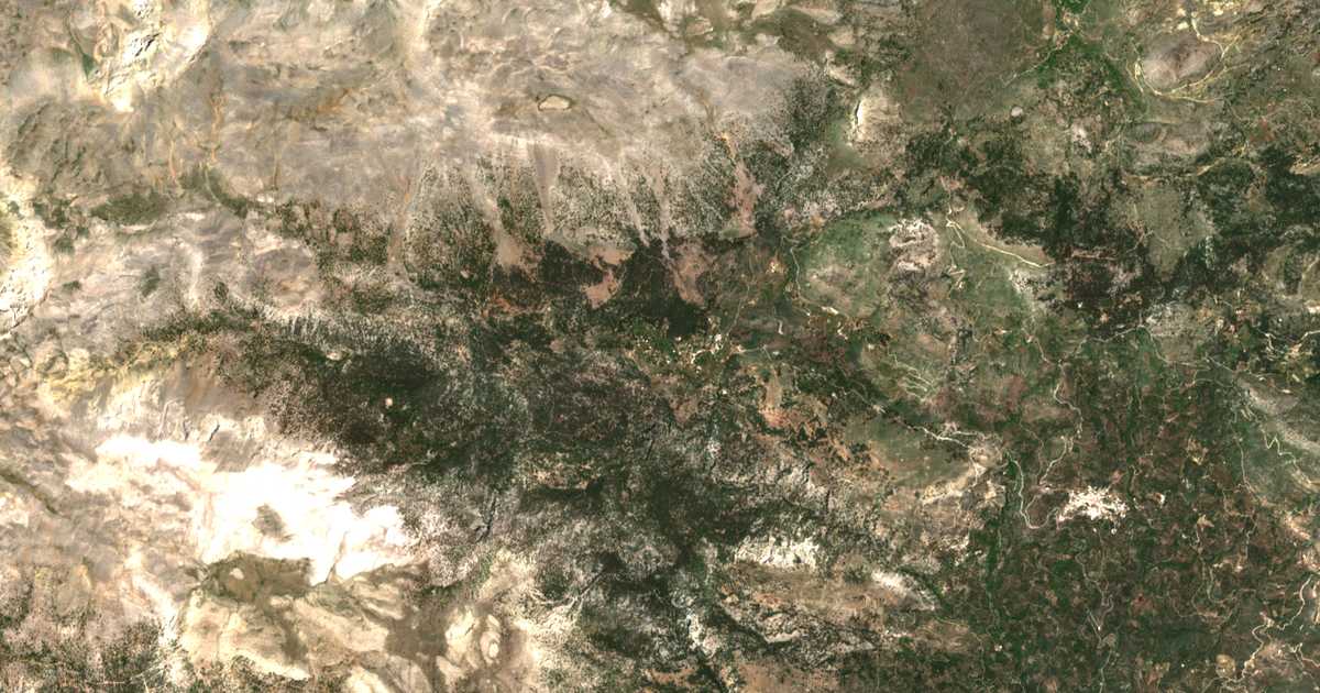 Carte satellite de Selákanon