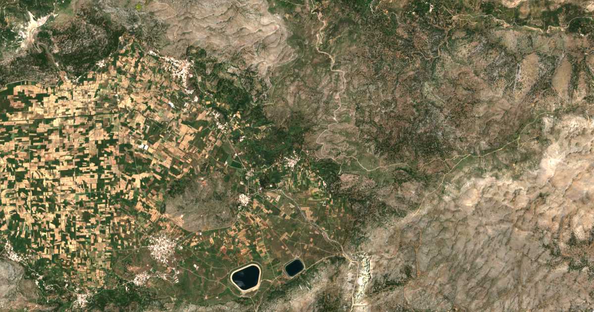 Carte satellite de Méssa Lassíthi