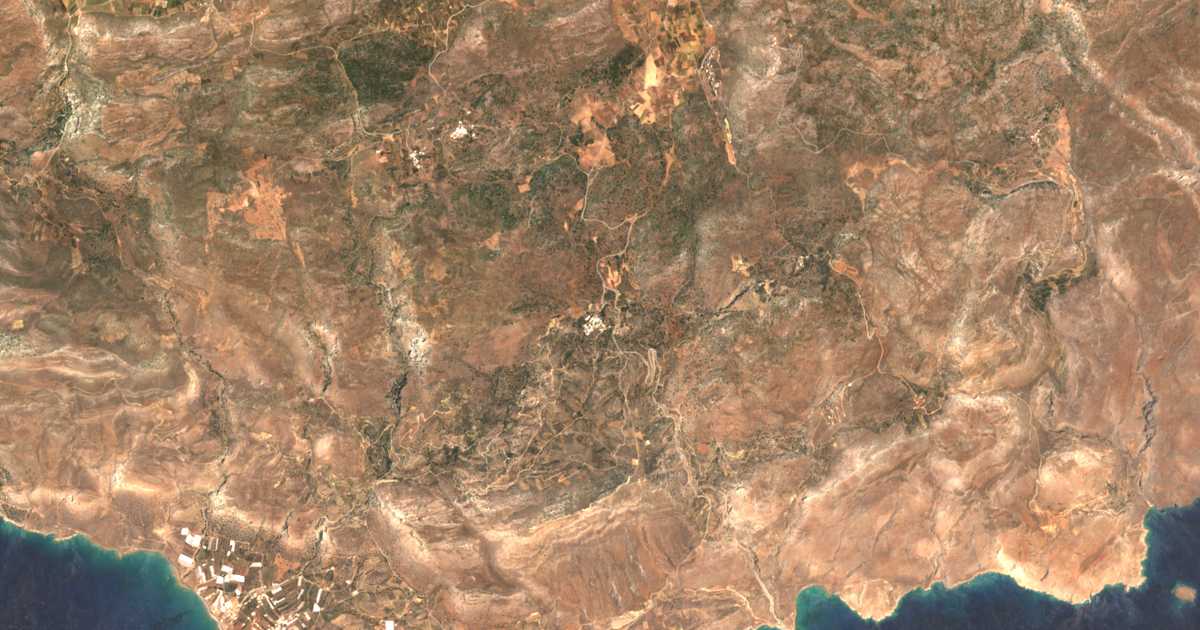 Carte satellite de Agía Triáda