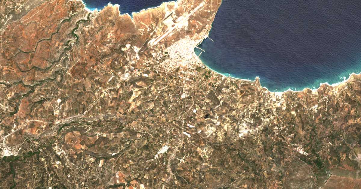 Carte satellite de Anemomýlia