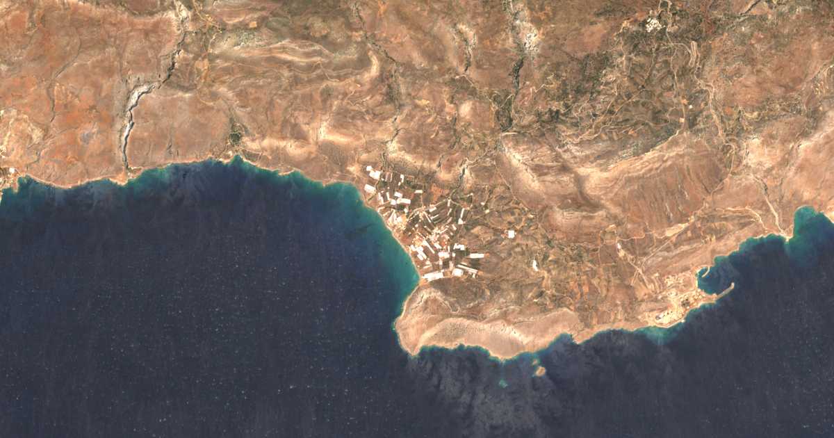 Carte satellite de Goúdouras