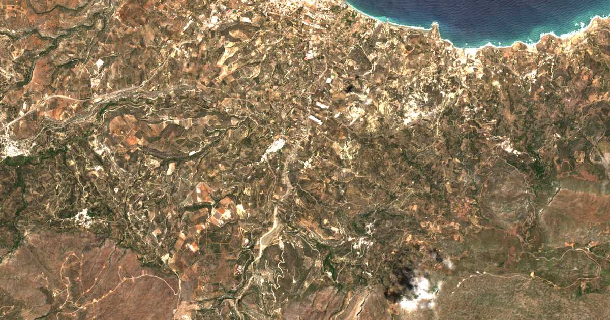 Carte satellite de Káto Episkopí