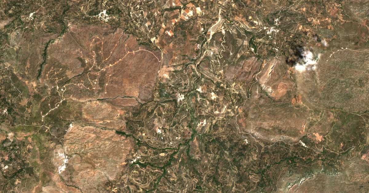 Carte satellite de Maronía