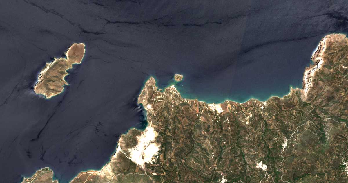Carte satellite de Móchlos