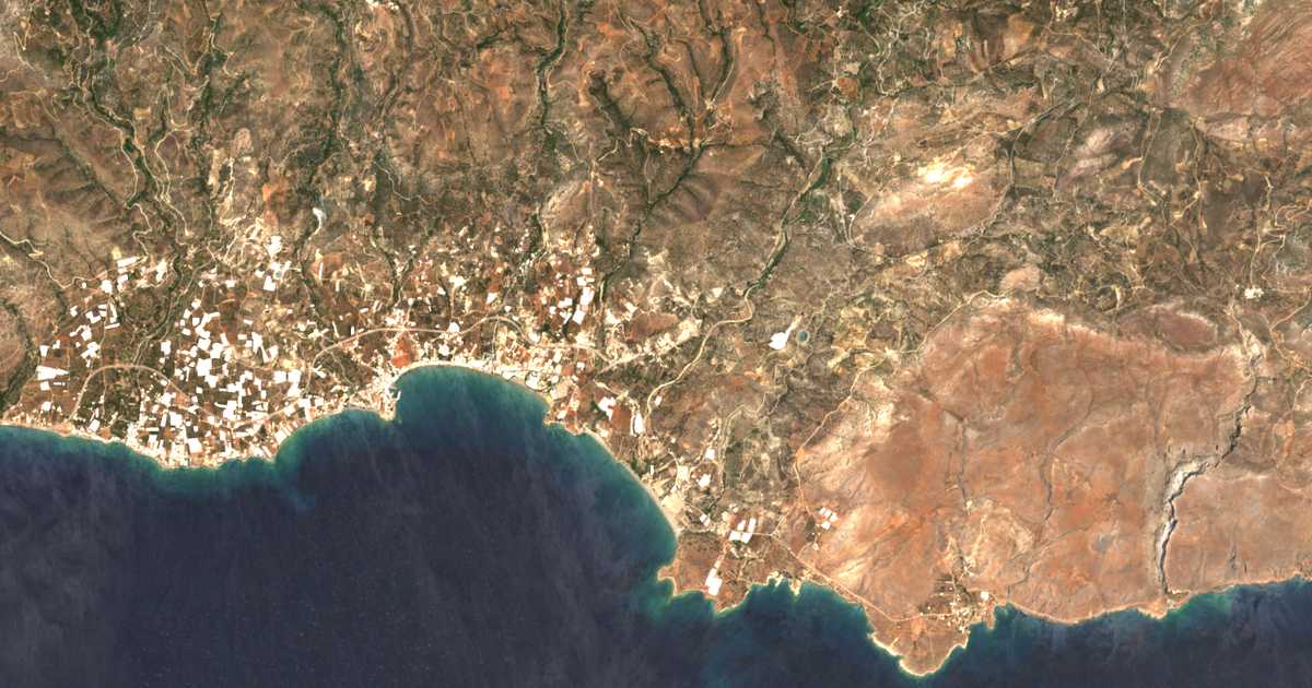 Carte satellite de Pilalímata