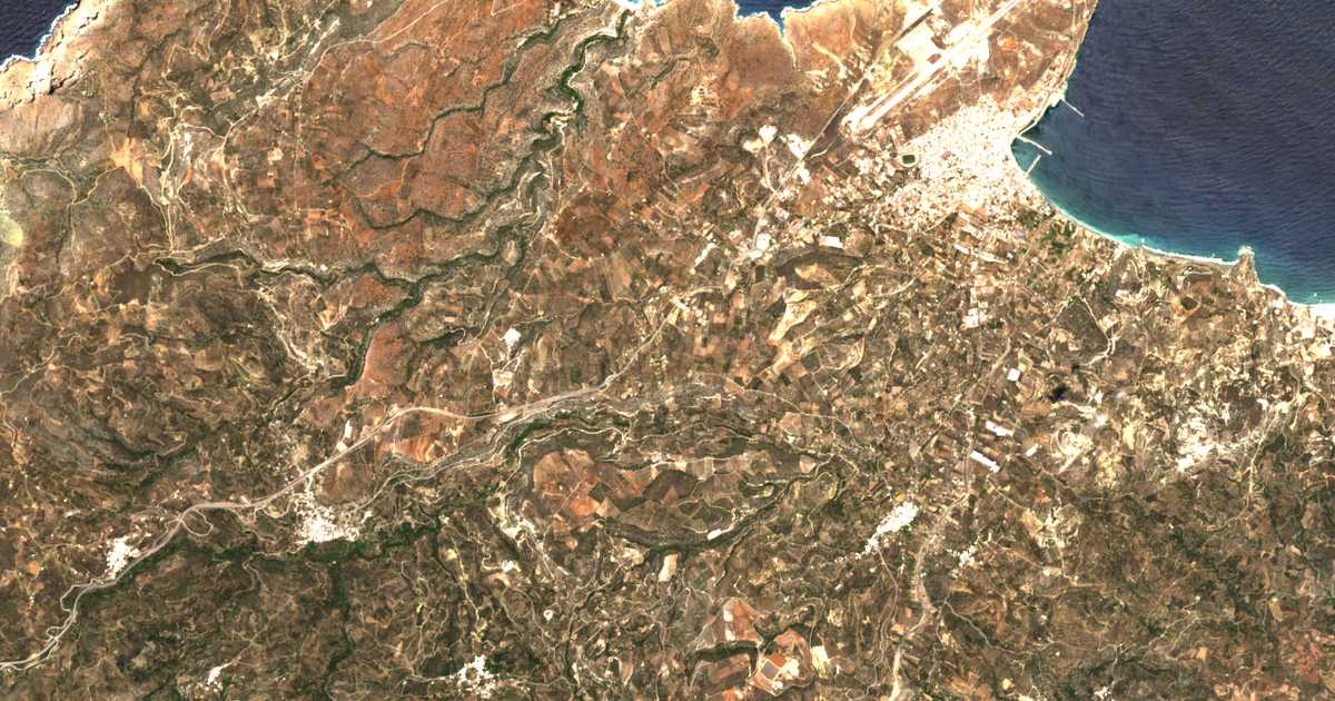 Carte satellite de Sarantápichos