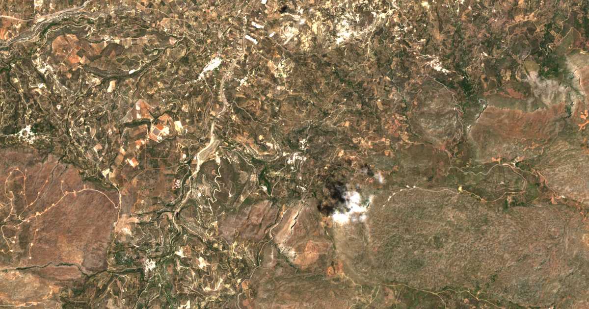 Carte satellite de Stavroménos