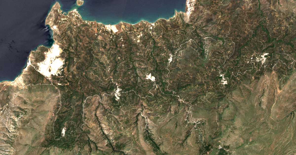 Carte satellite de Tourlotí