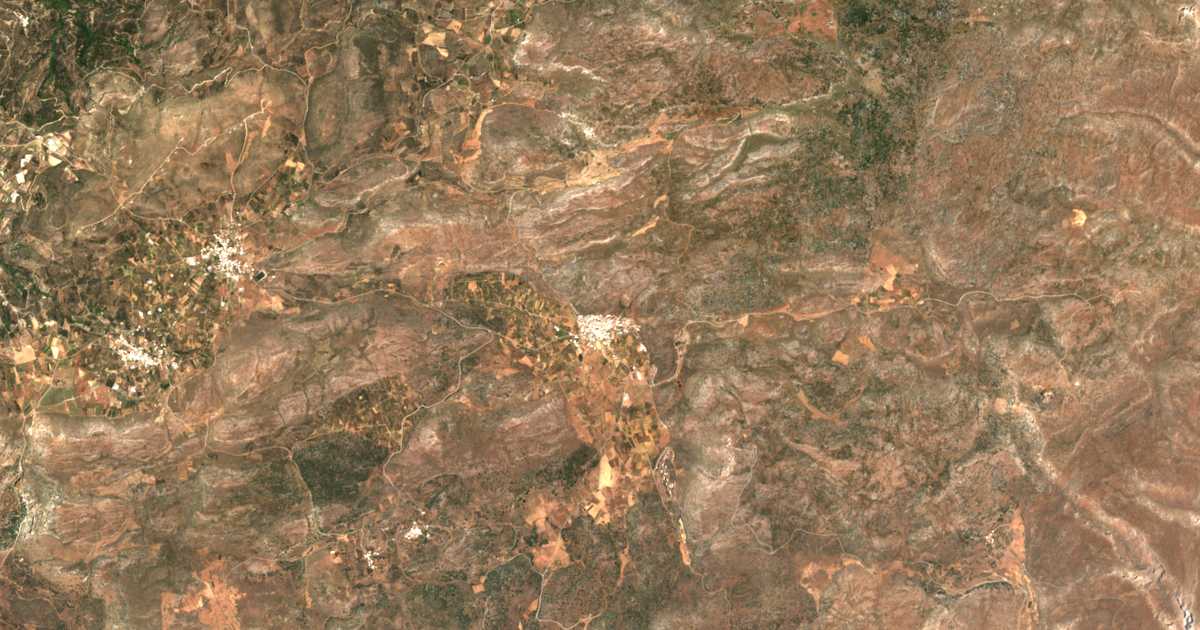 Carte satellite de Zíros