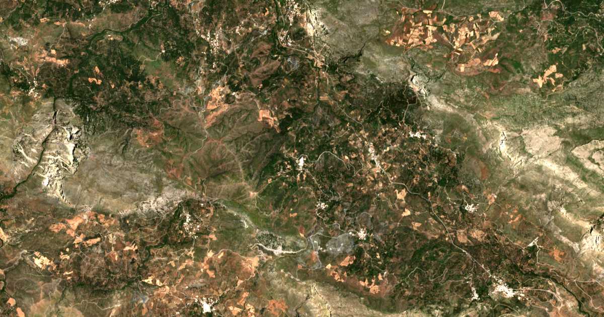 Carte satellite de Aktoúnda