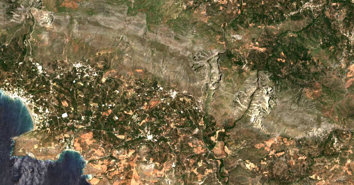 Carte satellite de Asómatos