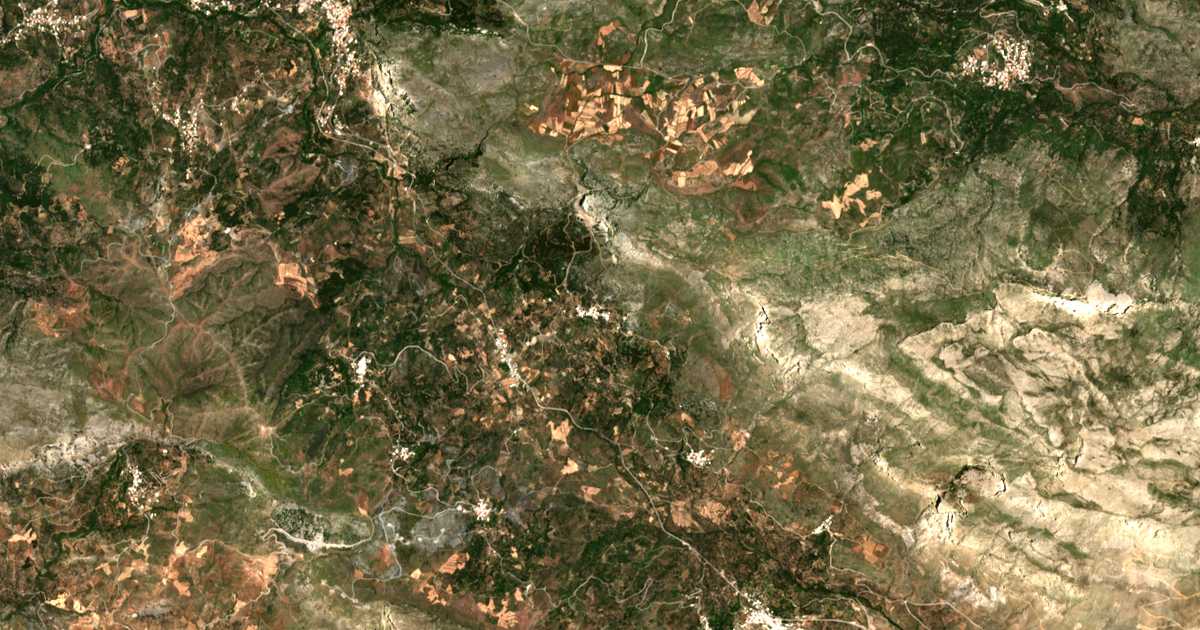 Carte satellite de Kissós