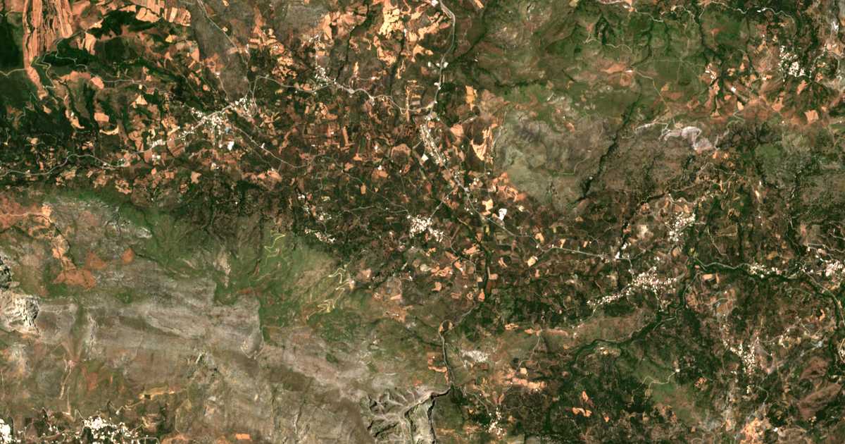 Carte satellite de Koxaré